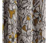 Ted Baker 'Vietnm' Cotton Lined Curtains in Gold | Size: 168 cm width x 183 cm drop Ted Baker Gold 168 cm width x 183 cm drop