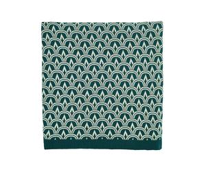Ted Baker Wave Geo Throw, Sage & Basil