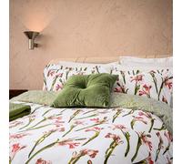 Ted Baker 'Wild Iris' Cotton Sateen Duvet Cover Set in White | Size: Double Ted Baker White Double