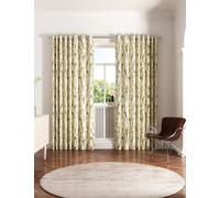 Ted Baker Wild Iris Lined Curtains Cream