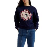 Ted Baker WMB-RAYNAHH-Graphic Floral Sweatshirt Navy