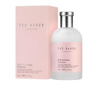 Ted Baker Woman Pink EDT, floral green feminine fragrance, opening notes are fresh peach, bergamont and tangerine with warm musk, vanilla and vetiver base notes, 200ml