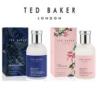 Ted Baker Woman Pink & Skinwear Eau de Toilette Duo, Floral Green Fragrance for Her and Woody Scent for Him, Men’s and Women’s Perfume Set, 2 x 100ml