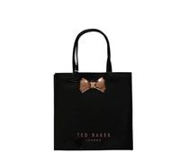 Ted Baker Woman Plain Bow Icon Shopper Bag 'ARACON' Size Small (Black)