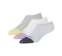 Ted Baker Women's 3 Pack Liner Socks, Navy/Lilac Breeze/Mellow Yellow, One Size