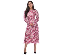 Ted Baker Womens Aloria Skimming Midi Dress in Pink viscose - Size 6 UK