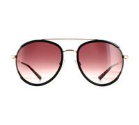Ted Baker Aviator Black Gold Brown Gradient Tb1638 Gaia Black
