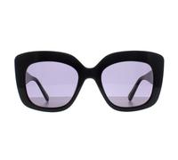 Ted Baker TB1675 Hattie Womens Gloss Solid Black Sunglasses