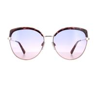 Ted Baker Women's Cat Eye Rose Gold Tortoise Purple Pink Gradient TB1661 Tama in Brown