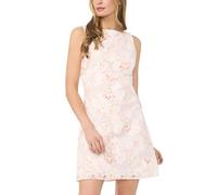 Ted Baker Women's Celeste Floral Print Sleeveless Mini Dress, Rose Bisque, 8