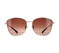 TED BAKER ROSE GOLD BROWN GRADIENT SUNGLASSES WITH CASE TB1522 BRAND NEW