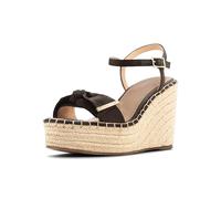 Ted Baker Women's Gia Heeled Sandal, Black Overflow, 7 UK