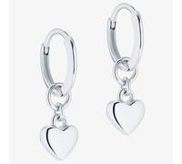 Ted Baker Silver Tiny Heart Huggie Earrings