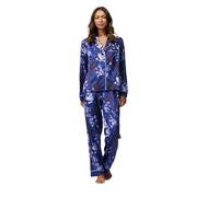 Ted Baker Women's Isla Full Sleeve Satin Floral Traditional Pyjama