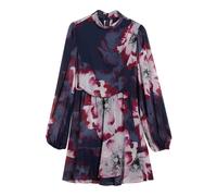 Ted Baker Womens/Ladies Aracely Floral Chiffon Bishop Mini D8 UK Navy/Multicolou
