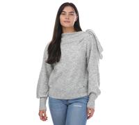 Ted Baker Womens Larbow Bow Embellished Jumper in Grey - Size 14 UK