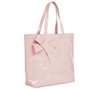 Ted Baker Women's Nicon Vinyl Bow Shopper, Pl-pink, One Size UK