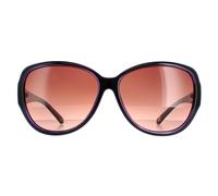 Ted Baker Women's Oval Black Purple Brown Gradient TB1394 Shay Ted Baker Black One Size