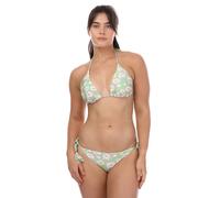 Ted Baker Womens Raela Reversible Poppy Print Bikini Top in Green - Size 8 UK