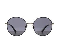 Ted Baker Sunglasses TB1744 Viola 001 Black Shiny Gold Grey