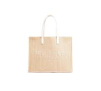 Ted Baker Women's S284036IVORYO/S Faux Raffia Large Icon Bag, Ivory