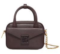 Ted Baker Women's Tb Detail Mini Leather Crossbody Bag, Wine, One Size