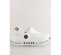 Ted Baker Younger Boys Light Up Clog Sandals, White, Size 6 Younger White