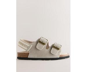 Ted Baker Younger Boys Logo Strap Sandals, Neutral, Size 9 Younger Neutral
