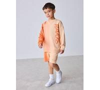 Ted Baker Younger Boys Ombre Sweatshirt Short Set, Orange, Size Age: 7 Years Orange