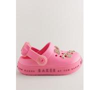 Ted Baker Younger Girls Charm Clog Sandals, Pink, Size 10 Younger Pink