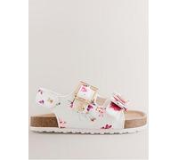 Ted Baker Younger Girls Satin Floral Sandals, Multi, Size 10 Younger Print
