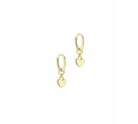 Ted Baker Harrye Tiny Heart Huggie Hoop Earrings For Women (Gold)