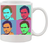 Ted Bundy Art Color Ceramic Mug White