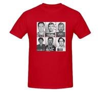 Ted Bundy Jeffrey Dahmer Richard Ramirez Edmund Kemper Son of Sam John Wayne Gacy Serial Killer Shirt Red