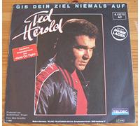 Ted Herold - GIB DEIN ZIEL NIEMALS AUF / Deutsche Originalversion von "Hold On Tight" / DER KAISER VON CHINA / Aus dem DEUTSCHEN MUSIKLADEN / Ted Herold / Bildhülle 1981 / Deutsche Pressung / TELDEC # 6.13 270 / 7" Vinyl Single Schallplatte