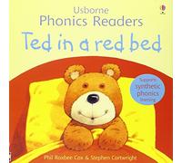 Ted in a red bed