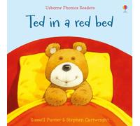 Ted in a red bed