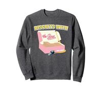 Ted Lasso Biscuits With The Boss Sweatshirt, Adult Unisex, Dark Heather Grey, Medium