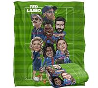 TED LASSO Blanket, 152 x 127 cm Team Lasso On The Pitch Silky Touch Super Soft Throw Blanket