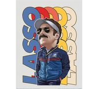 Ted Lasso Bobble Head Print Ted Lasso Multicolor