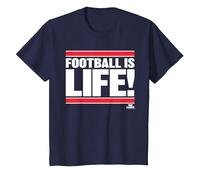 Ted Lasso Football is Life T-Shirt, Youth, Navy Blue, 4T