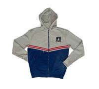 Ted Lasso Hooded Track Jacket (UK, Alpha, 4XL, Regular, Regular, Grey)