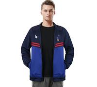 Ted Lasso Jacket Jason Sudeikis Blue Football Coach Ted Lightweight Sports Training Clothes Adult Size, Blue, Medium