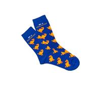Ted Lasso Socks Be a Goldfish (UK, Alpha, M, Regular, Regular, 36-40, Blue)