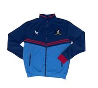 Ted Lasso Track Jacket (UK, Alpha, M, Regular, Regular, Blue & Navy)