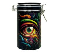 Ted Miller Innovation - 6" XL Glass Storage Jar: Psychedelic Eye