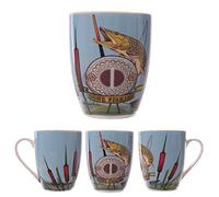 Ted Smith Gone Fishing Bone China Mug Gift Boxed