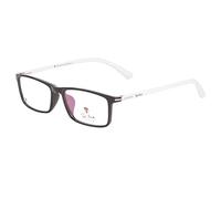 Ted Smith Mens Womens Black Square Eyeglass Frame 52mm