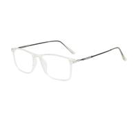 Ted Smith Round Spectacles frames for Mens Womens, CRYSTAL, 52mm