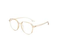 Ted Smith Round Spectacles frames for Mens Womens, CRYSTAL BROWN, 53mm